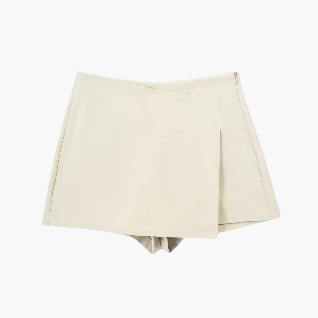 Women’s High-Waisted Skort with Built-In Shorts