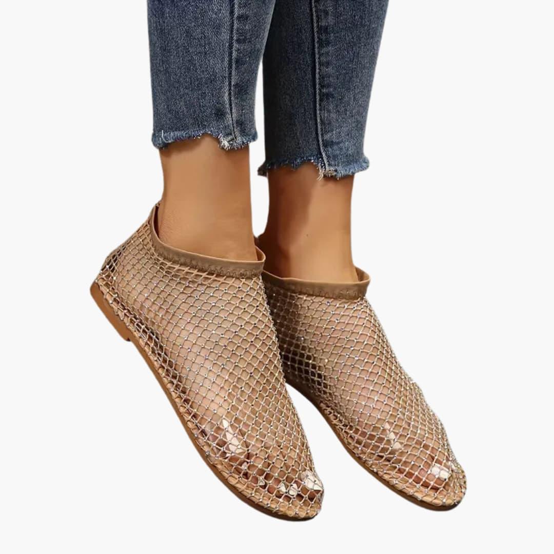 Women’s Summer Sandals with Breathable Mesh and Cushioned Sole