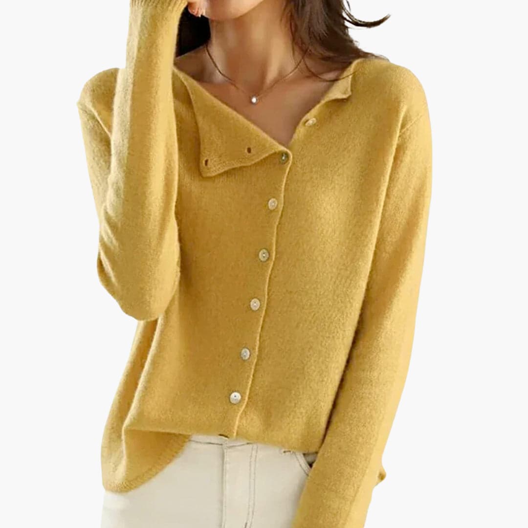 Long-Sleeve Buttoned Cardigan for Women – Stylish &amp; Comfortable