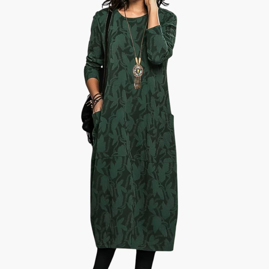 Casual Long Sleeve Winter Dress – Stylish & Warm for Women -  Made By Riley