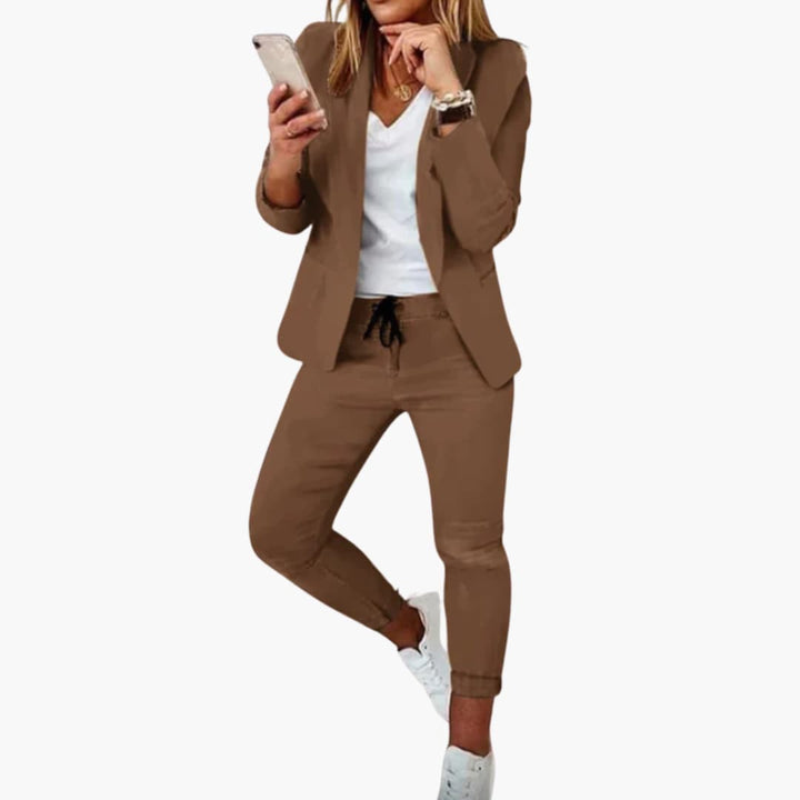 Women’s Tailored Two-Piece Suit Set