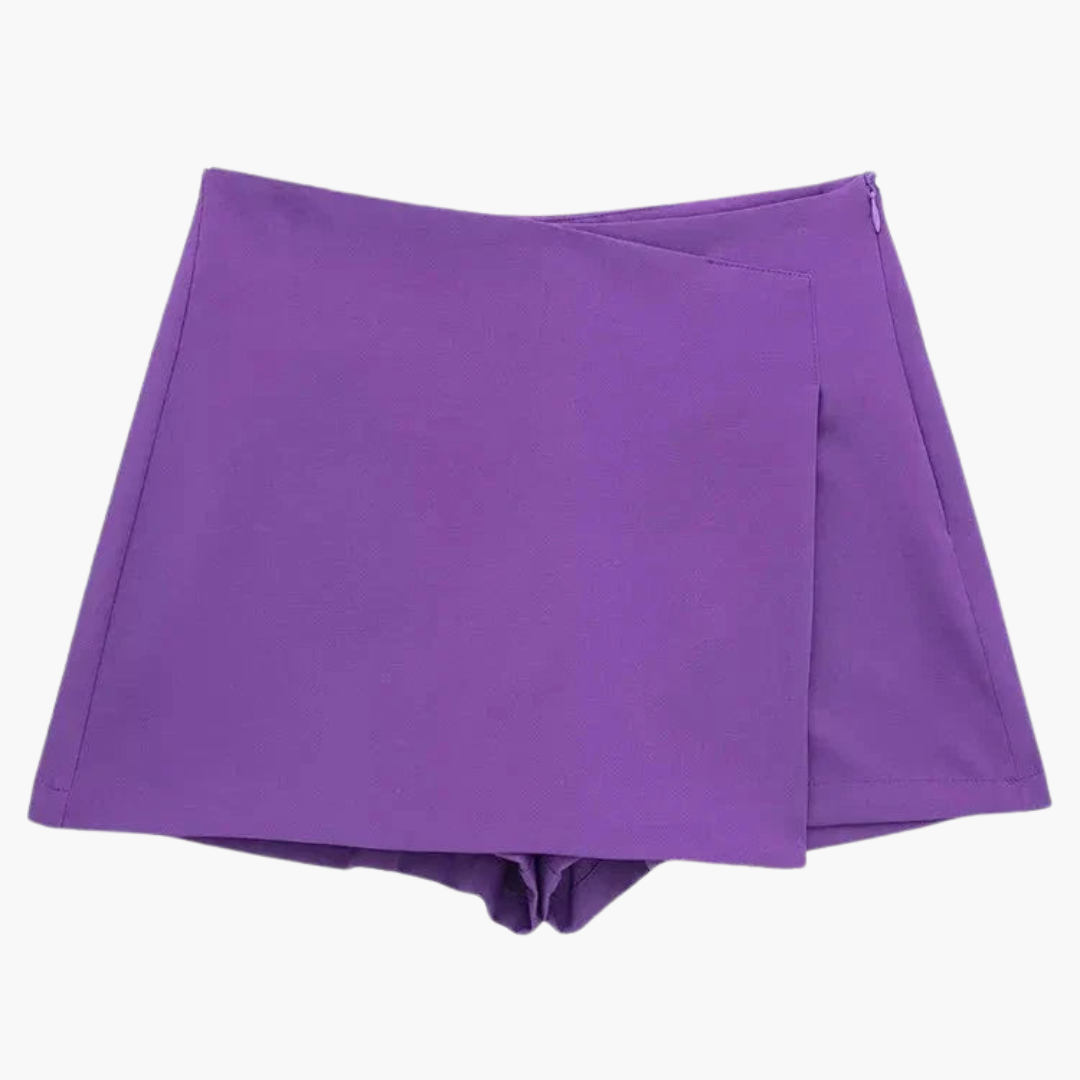 Women’s Skort with Pleats and Built-In Shorts