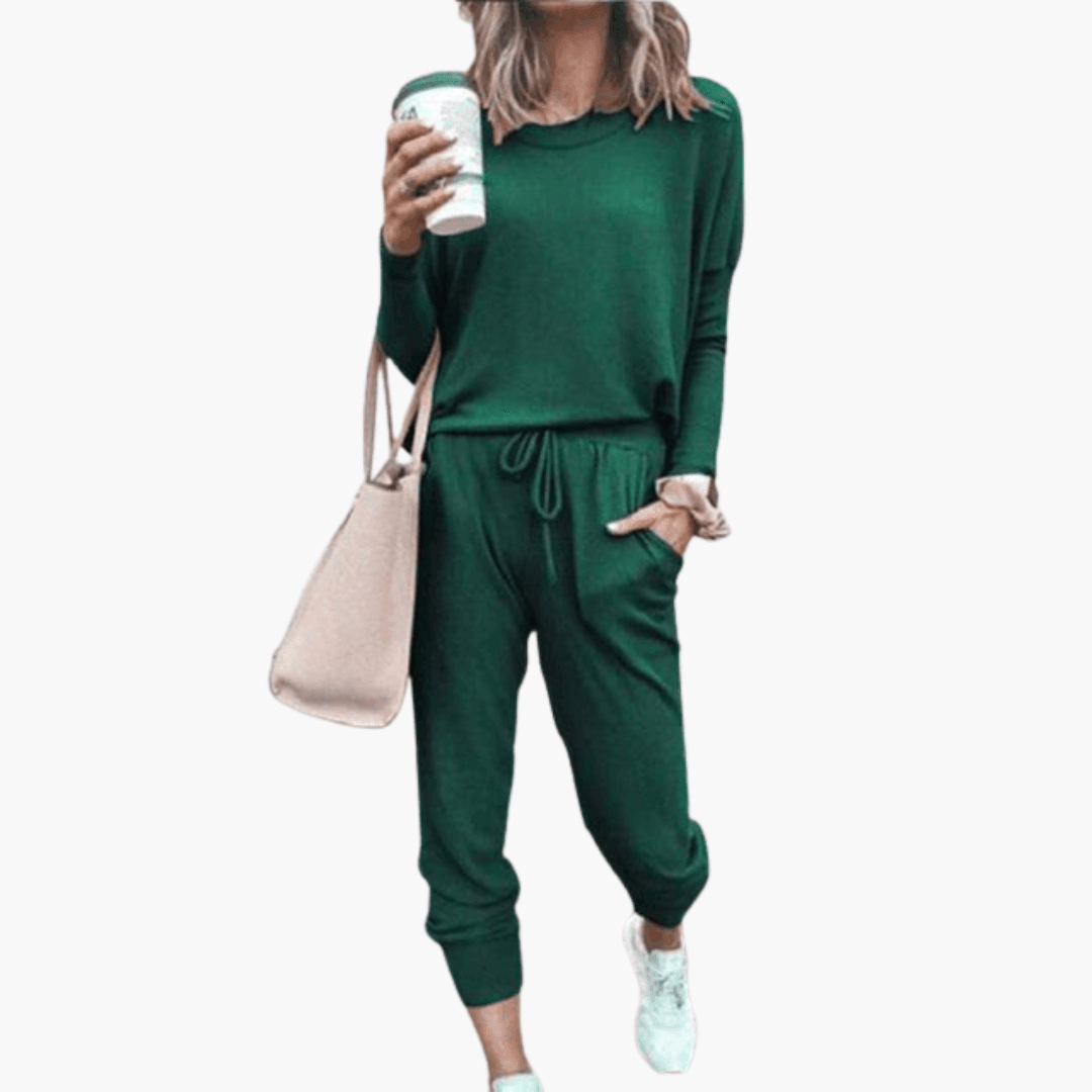 Women’s Two-Piece Set with Relaxed Fit and Coordinated Design