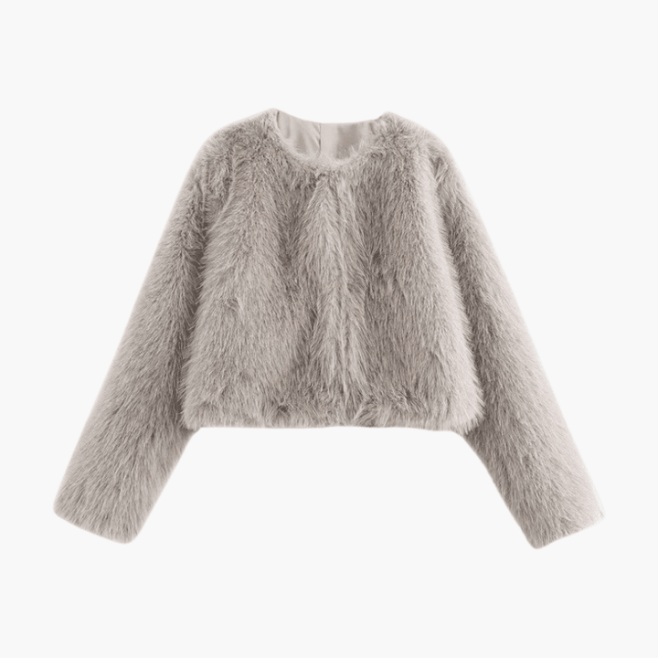 Women’s Cropped Jacket with Long Sleeves