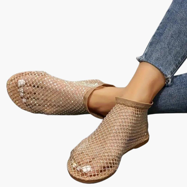 Women’s Summer Sandals with Breathable Mesh and Cushioned Sole