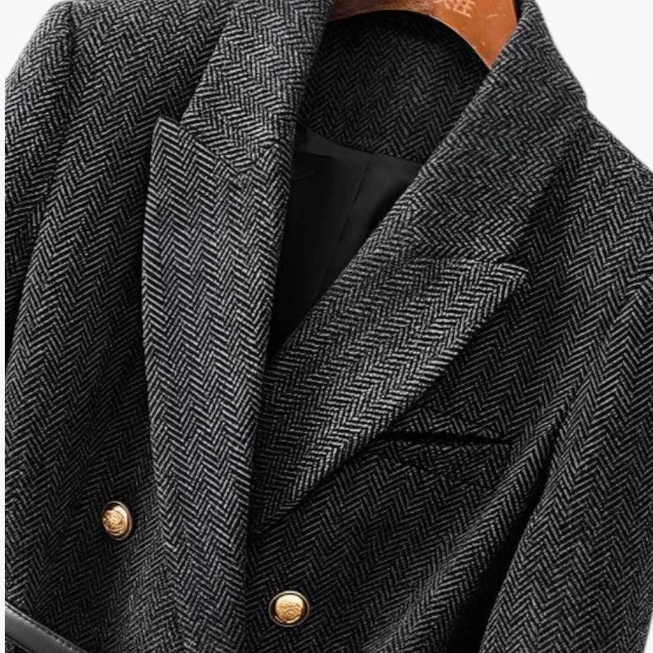 Belted Wool Blazer – Women&