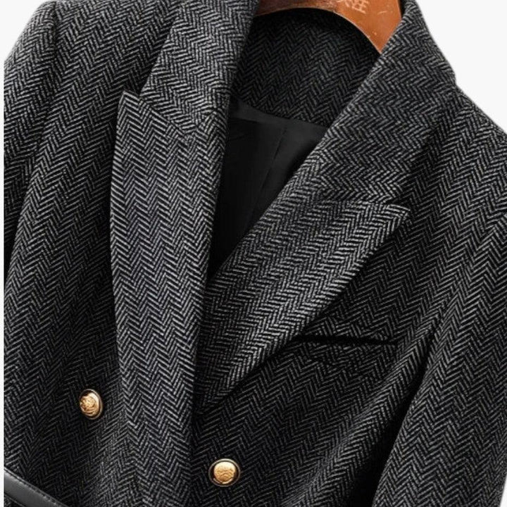 Belted Wool Blazer – Women&