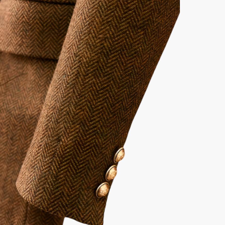 Belted Wool Blazer – Women&